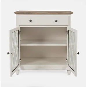 Aurora Hills Country Wire-Brushed 2 Door Accent Chest