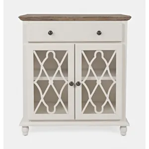 Aurora Hills Country Wire-Brushed 2 Door Accent Chest