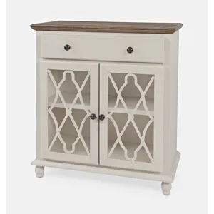 Aurora Hills Country Wire-Brushed 2 Door Accent Chest