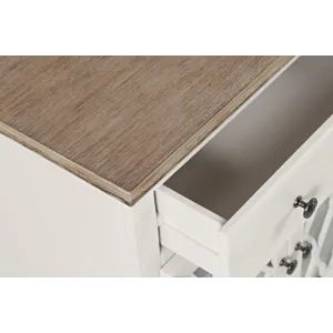 Aurora Hills Country Wire-Brushed 4 Door Accent Chest