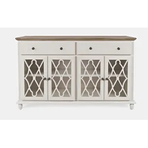 Aurora Hills Country Wire-Brushed 4 Door Accent Chest