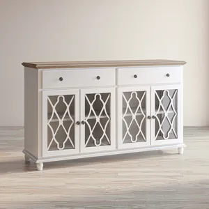 Aurora Hills Country Wire-Brushed 4 Door Accent Chest