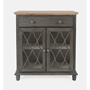 Aurora Hills Country Wire-Brushed 2 Door Accent Chest