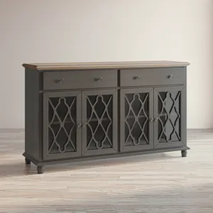 Aurora Hills Country Wire-Brushed 4 Door Accent Chest
