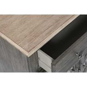 Aurora Hills Country Wire-Brushed 6 Door Accent Chest