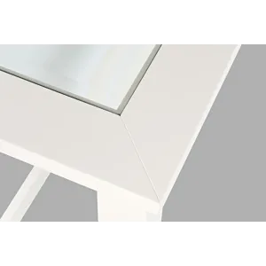 Urban Icon Contemporary 4 Piece Counter Height 66\" Dining Table Set With USB Charging