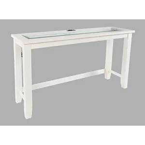 Urban Icon Contemporary 4 Piece Counter Height 66\" Dining Table Set With USB Charging