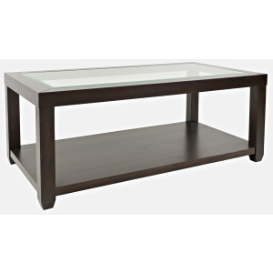 Urban Icon Rectangle Castered Cocktail Table - Merlot