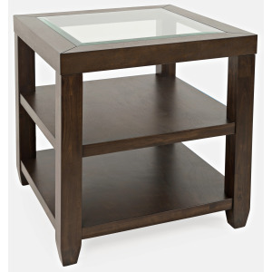 Urban Icon End Table - Merlot