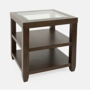 Urban Icon End Table - Merlot