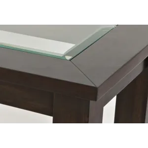 Urban Icon Contemporary 4 Piece Counter Height 66\" Dining Table Set With USB Charging