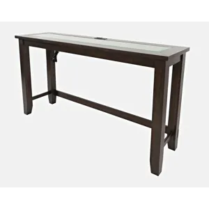 Urban Icon Contemporary 4 Piece Counter Height 66\" Dining Table Set With USB Charging