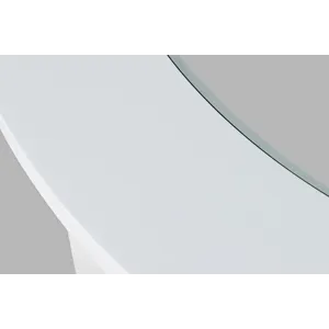 Urban Icon Contemporary 42\" Round Counter Height Glass Inlay Dining Table