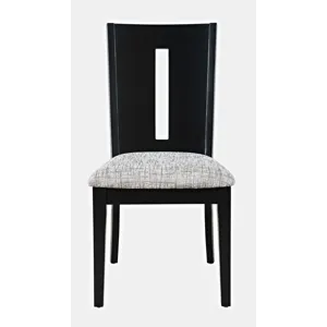 Urban Icon Contemporary Slotback Upholstered Dining Chair(Set Of 2)