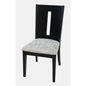 Urban Icon Contemporary Slotback Upholstered Dining Chair(Set Of 2)