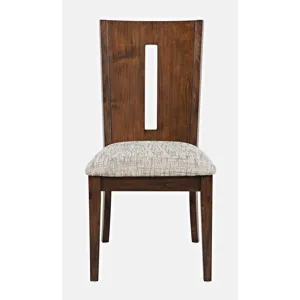 Urban Icon Contemporary Slotback Upholstered Dining Chair(Set Of 2)
