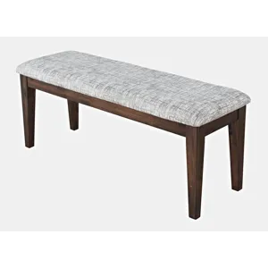 Urban Icon Contemporary 66\" Four-Piece Dining Set With Upholstered Chairs And Bench