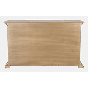 Carrington Small Breakfront Cabinet - Bisque