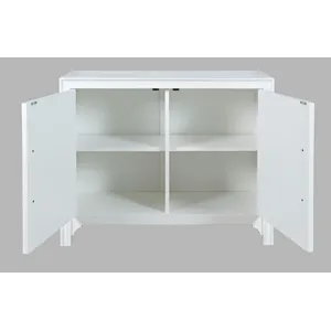 Gramercy Mid-Century Modern Chevron Two Door 40\" Accent Chest