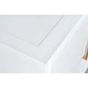 Gramercy Mid-Century Modern Chevron Two Door 40\" Accent Chest