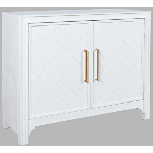 Gramercy 2 Door Accent Cabinet - Blanc
