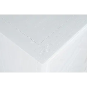 Gramercy Mid-Century Modern Chevron Four Door 79\" Accent Cabinet