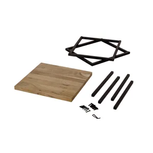 Ames Solid Wood Modern End Table