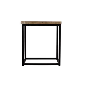 Ames Solid Wood Modern Chairside End Table