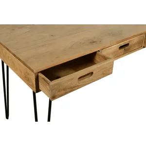 Rollins 52\" Solid Hardwood Modern Counter Dining Table With Storage