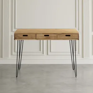 Rollins 52\" Solid Acacia Dining Set With Four Backless Barstools