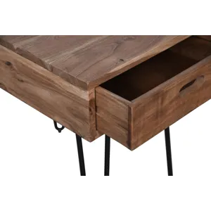 Rollins Solid Acacia Side End Table