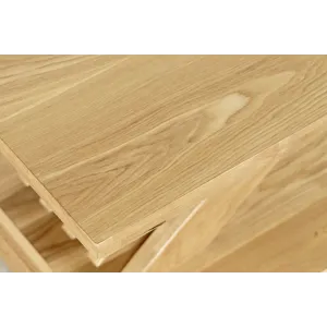 Anthology Contemporary 48\" Curved Base Coffee Table With Caster Wheels