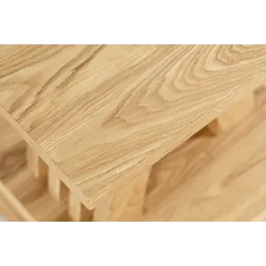 Anthology Contemporary Curved Base Square End Table