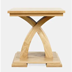 Anthology Contemporary Curved Base Square End Table