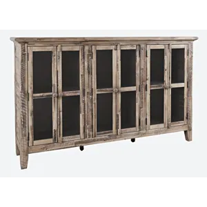 Rustic Shores 6 Door High Cabinet