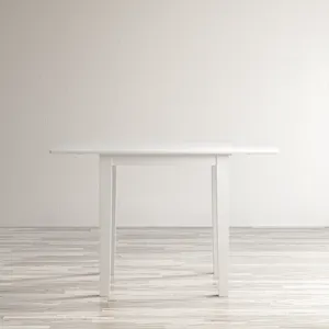 Eastern Tides Coastal Wire-Brushed Acacia Drop-Leaf Coastal Wire-Brushed Acacia Dining Table