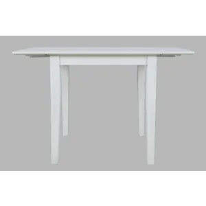Eastern Tides Coastal Wire-Brushed Acacia Drop-Leaf Coastal Wire-Brushed Acacia Dining Table