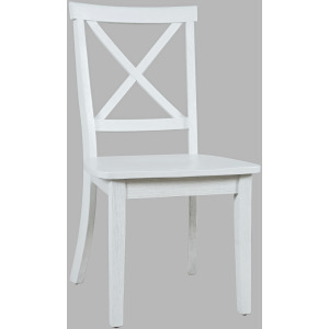 Eastern Tides X-Back Dining Chair - Blanc