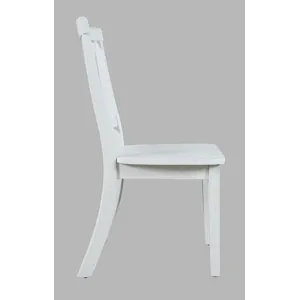 Eastern Tides Coastal Wire-Brushed Wood X-Back Acacia Dining Chair(Set Of 2)