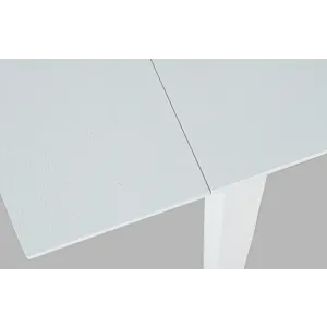 Eastern Tides Coastal Wire-Brushed Acacia Drop-Leaf Counter Height Dining Table