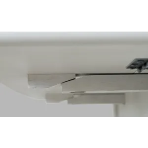 Eastern Tides Coastal Wire-Brushed Acacia Drop-Leaf Counter Height Dining Table