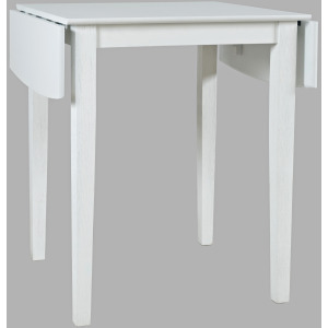 Eastern Tides Drop Leaf Counter Table - Blanc
