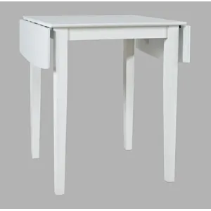 Eastern Tides Drop Leaf Counter Table - Blanc