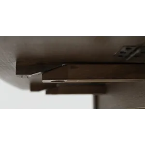 Eastern Tides Coastal Wire-Brushed Wood Three Piece Cross-Back Dining Set