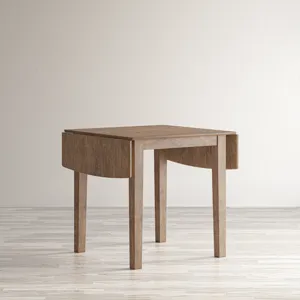 Eastern Tides Coastal Wire-Brushed Wood Three Piece Upholstered Dining Set