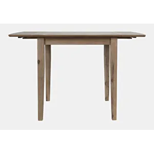 Eastern Tides Coastal Wire-Brushed Acacia Drop-Leaf Coastal Wire-Brushed Acacia Dining Table