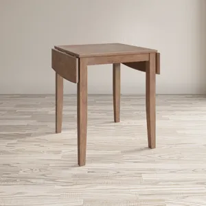 Eastern Tides Coastal Wire-Brushed Acacia Three Piece Backless Counter Height Dining Set