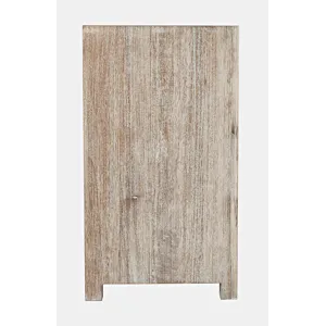 Gramercy Mid-Century Modern Chevron Three Door 60\" Accent Cabinet