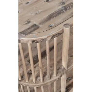 Rhapsody Mid-Century Modern 54\" Open Storage Accent Cabinet