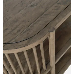 Rhapsody Mid-Century Modern 36\" Open Storage Console Bookcase